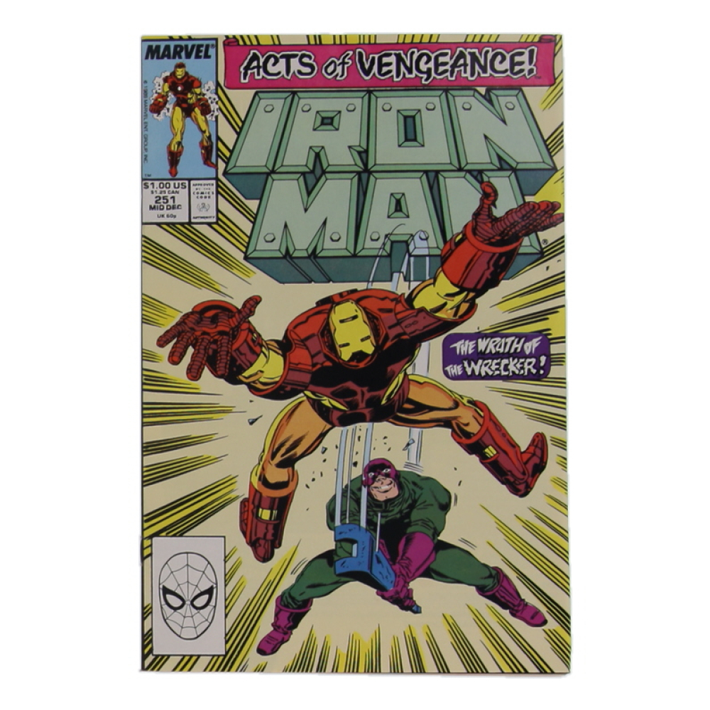 1989 "Iron Man" Issue #251 Marvel Comic Book at PristineAuction.com
