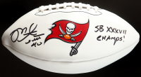 Mike Alstott Signed Buccaneers Logo Football Inscribed "SB XXXVII Champs!" (Beckett) at PristineAuction.com