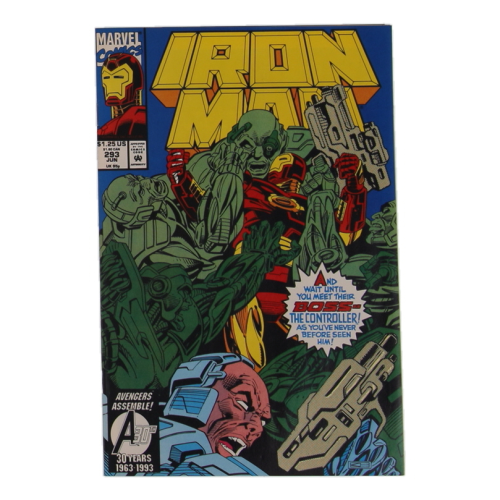 1993 "Iron Man" Issue #293 Marvel Comic Book at PristineAuction.com