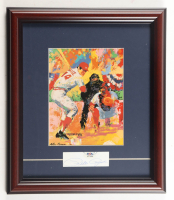 Pete Rose Signed Reds Custom Framed Cut Display with Neiman Art Print (PSA) at PristineAuction.com