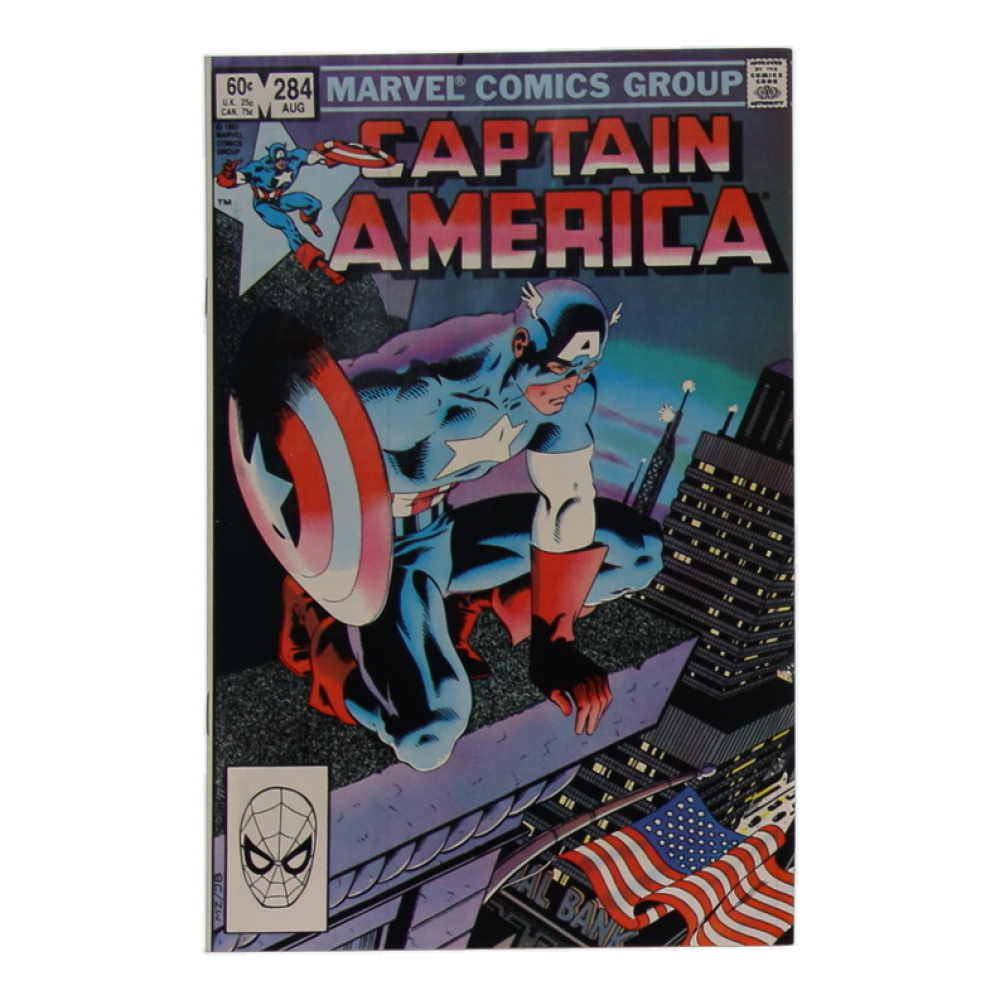 1983 "Captain America" Issue #284 Marvel Comic Book at PristineAuction.com