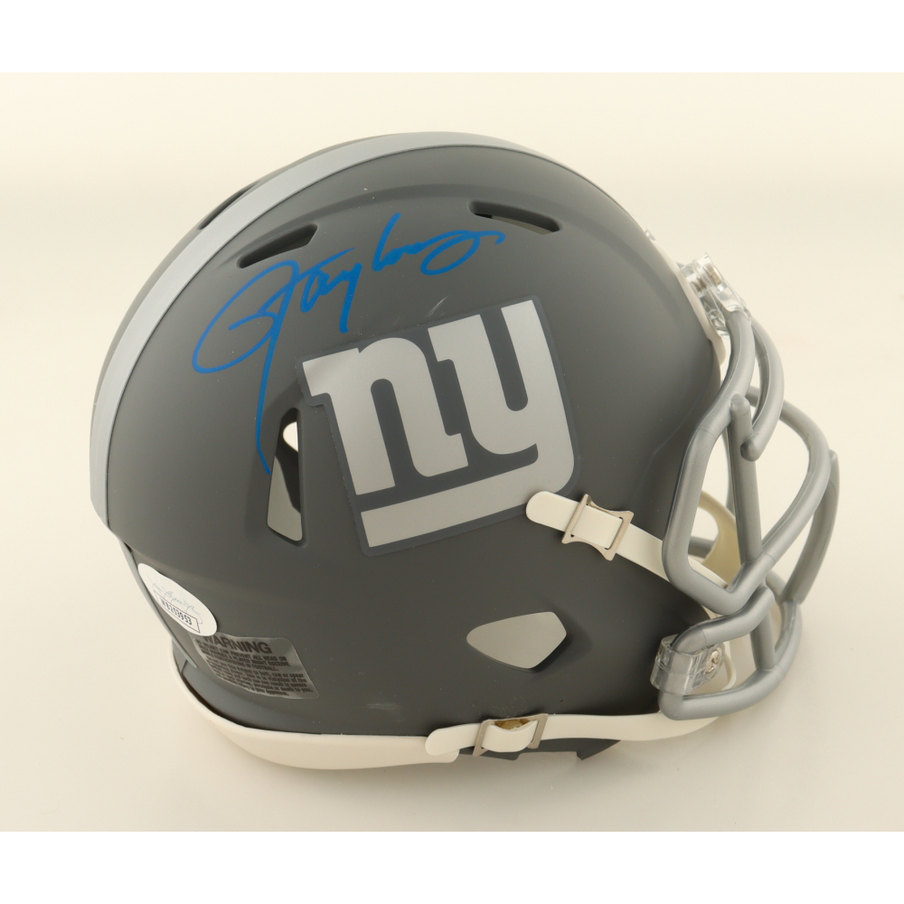 Lawrence Taylor Signed Giants Slate Alternate Speed Mini Helmet (JSA) at PristineAuction.com