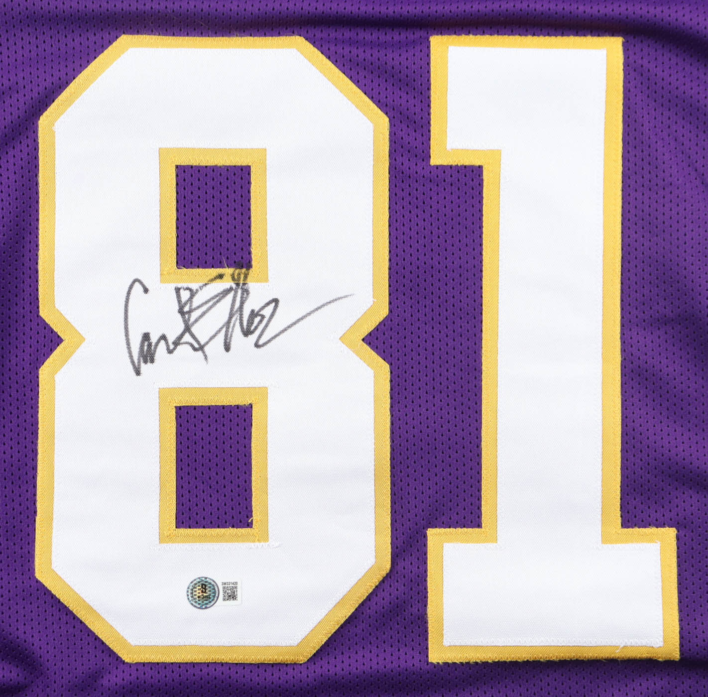 Carl Eller Signed Jersey (Beckett) at PristineAuction.com Carl Eller Signed Jersey (Beckett) at PristineAuction.com