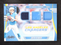 Justin Herbert 2022 Absolute Tools of the Trade Dual Materials #1 #86/199 at PristineAuction.com