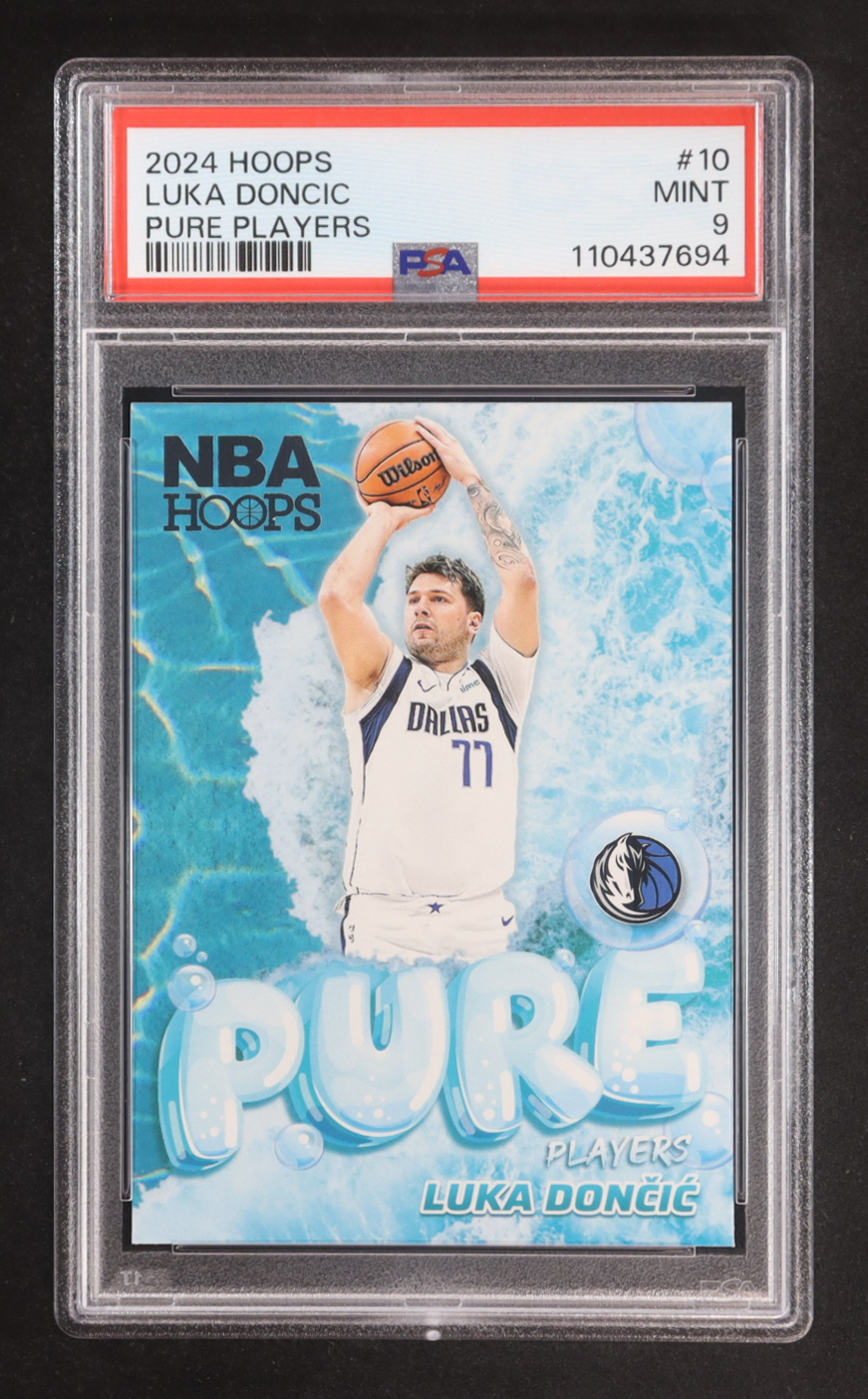 Luka Doncic 2024-25 Hoops Pure Players #10 (PSA 9) at PristineAuction.com Luka Doncic 2024-25 Hoops Pure Players #10 (PSA 9) at PristineAuction.com