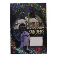 Shedeur Sanders 2024 TruCreator Jumbo Cracked Ice Materials #JCSS RC at PristineAuction.com