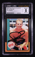 Ian Ziering Signed 1991 Topps Beverly Hills 90210 The Real BH #82 (CGC 8 | Autograph Graded CGC 10) at PristineAuction.com