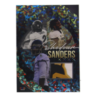 Shedeur Sanders 2024 TruCreator Jumbo Cracked Ice Materials #JCSS RC at PristineAuction.com