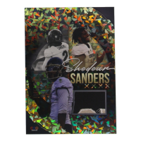 Shedeur Sanders 2024 TruCreator Jumbo Cracked Ice Materials #JCSS RC at PristineAuction.com