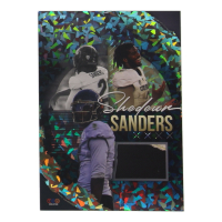 Shedeur Sanders 2024 TruCreator Jumbo Cracked Ice Materials #JCSS RC at PristineAuction.com