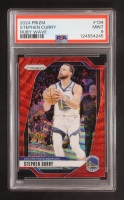 Stephen Curry 2024-25 Panini Prizm Prizms Ruby Wave #134 (PSA 9) at PristineAuction.com