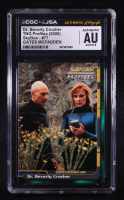 Gates Mcfadden Signed 2000 Dr. Beverly Crusher Star Trek TNG Profiles Skybox #77 (CGC | Autograph Graded CGC 9) at PristineAuction.com