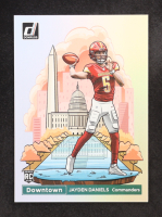 Jayden Daniels 2024 Donruss Downtown #16 RC at PristineAuction.com