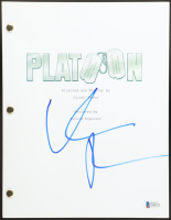 Willem Dafoe Signed "Platoon" Movie Script (Beckett) at PristineAuction.com