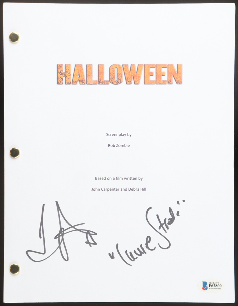 Scout Taylor-Compton Signed "Halloween" Movie Script Inscribed "Laurie Strode" (Beckett) at PristineAuction.com Scout Taylor-Compton Signed "Halloween" Movie Script Inscribed "Laurie Strode" (Beckett) at PristineAuction.com