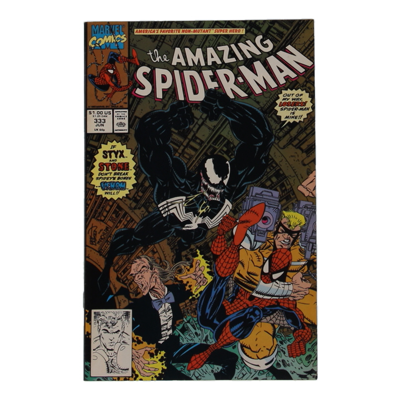1990 "The Amazing Spider-Man" Issue #333 Marvel Comic Book at PristineAuction.com 1990 "The Amazing Spider-Man" Issue #333 Marvel Comic Book at PristineAuction.com