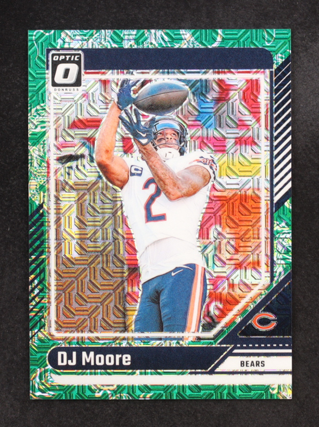 D.J. Moore 2024 Donruss Optic Dragon #36 #2/24 at PristineAuction.com D.J. Moore 2024 Donruss Optic Dragon #36 #2/24 at PristineAuction.com