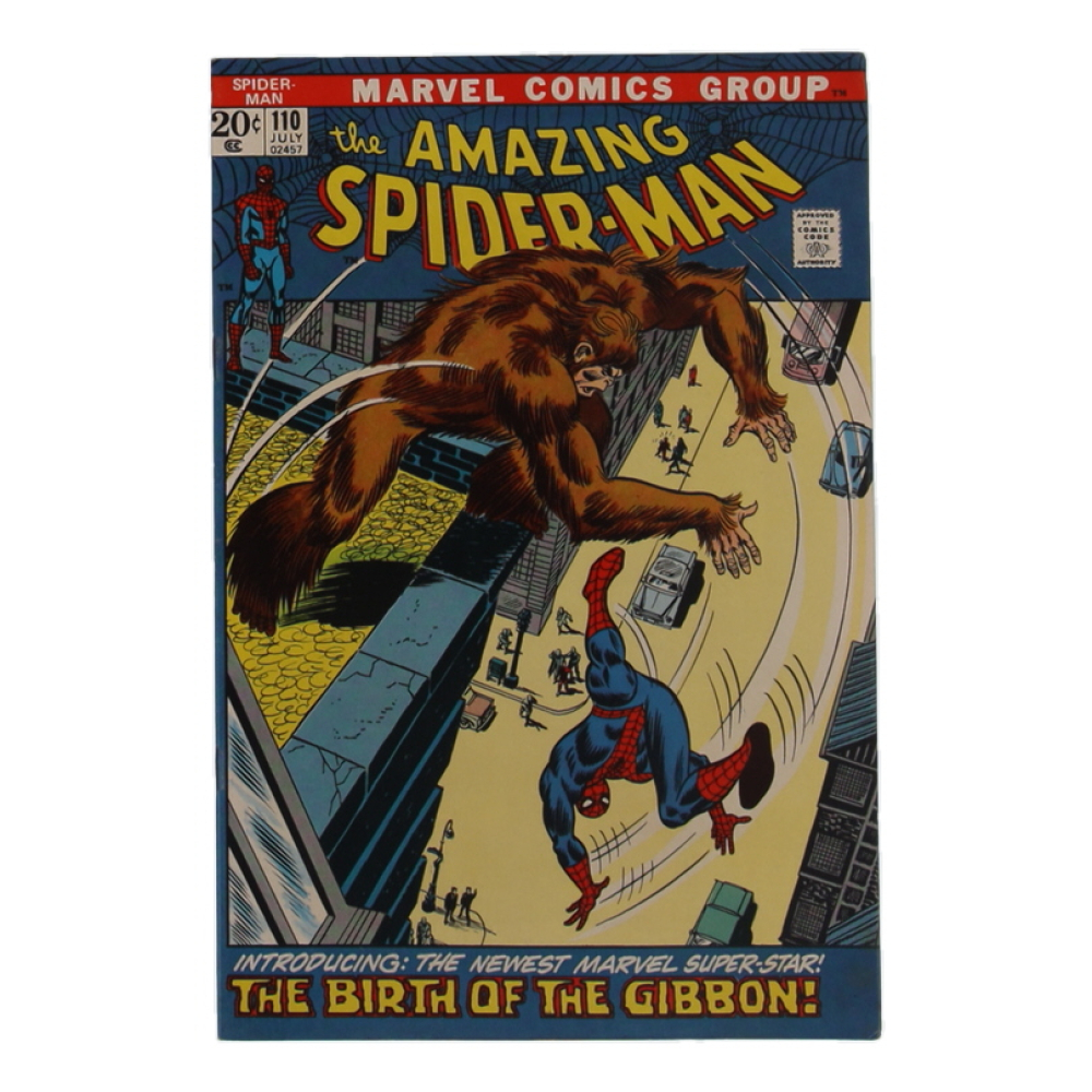 1972 "The Amazing Spider-Man" Issue #110 Marvel Comic Book at PristineAuction.com
