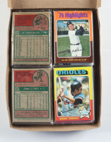 1975 Topps Baseball Cello Fun Pack Vending Box with (20) Packs at PristineAuction.com