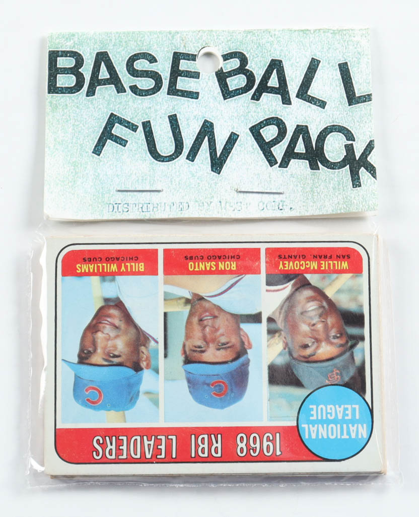 1969 Topps Baseball Card Fun Pack with (10) Cards at PristineAuction.com 1969 Topps Baseball Card Fun Pack with (10) Cards at PristineAuction.com