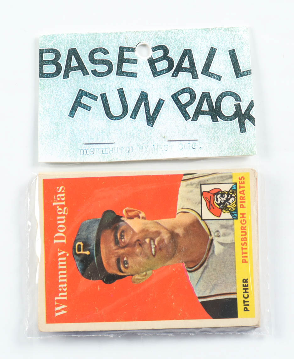 1958 Topps Baseball Card Fun Pack with (10) Cards at PristineAuction.com 1958 Topps Baseball Card Fun Pack with (10) Cards at PristineAuction.com