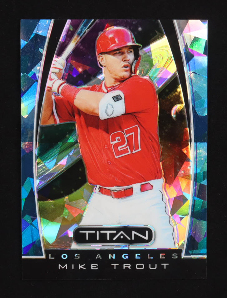 Mike Trout 2019 Panini Titan Blue Ice #8 #54/99 at PristineAuction.com Mike Trout 2019 Panini Titan Blue Ice #8 #54/99 at PristineAuction.com