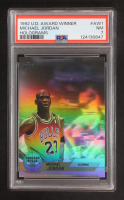 Michael Jordan 1992-93 Upper Deck International Spanish Award Winner Holograms #1 (PSA 7) at PristineAuction.com
