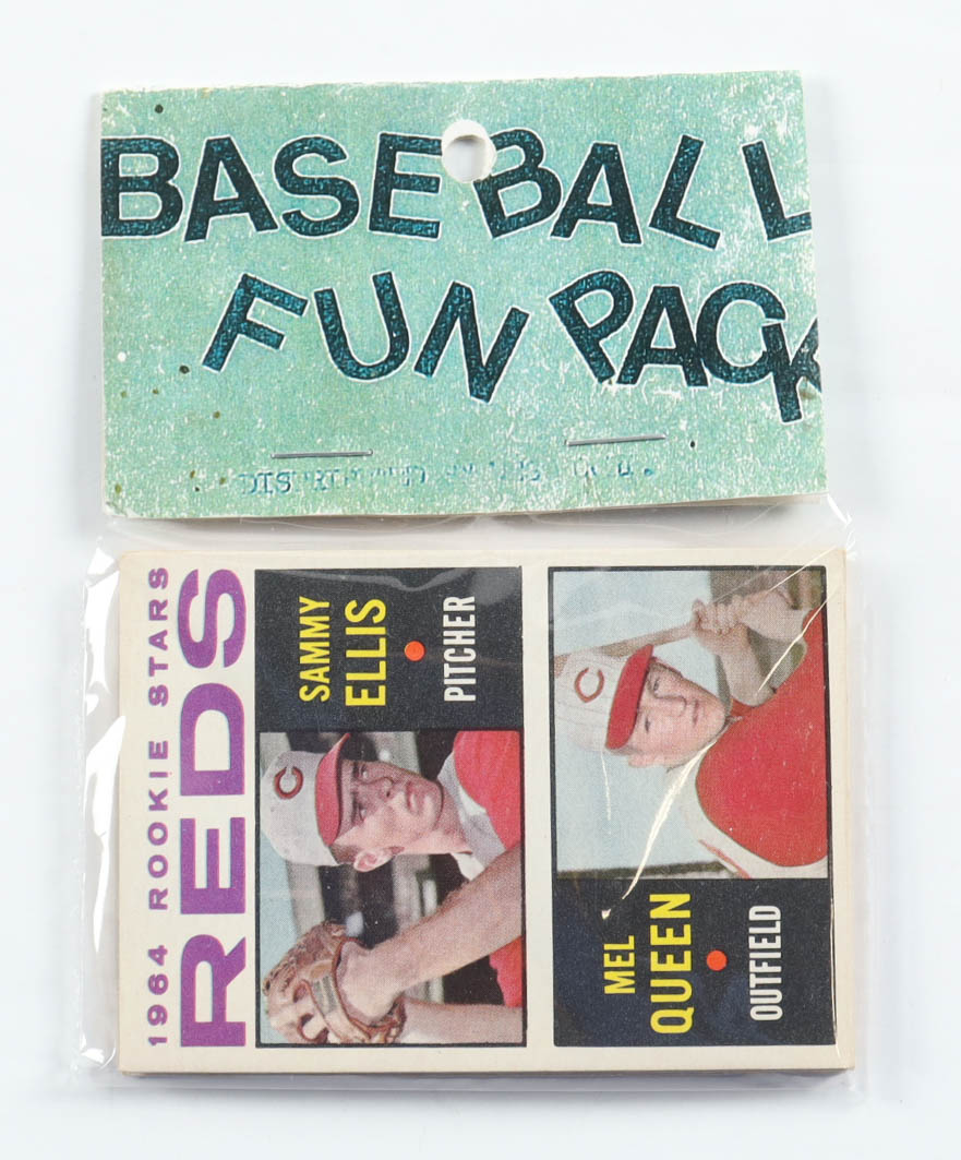 1964 Topps Baseball Card Fun Pack with (10) Cards at PristineAuction.com 1964 Topps Baseball Card Fun Pack with (10) Cards at PristineAuction.com