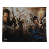 Elijah Wood & Sean Astin Signed "The Lord of the Rings" 11x14 Photo Inscribed "Samwise" & "Frodo" (Beckett) at PristineAuction.com