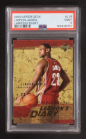 LeBron James 2003-04 Upper Deck LeBron's Diary #LJ9 (PSA 9) at PristineAuction.com