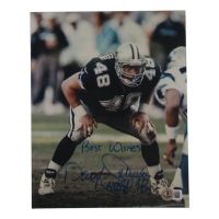 Daryl "Moose" Johnston Signed Cowboys 8x10 Photo Inscribed "Best Wishes" (Beckett) at PristineAuction.com