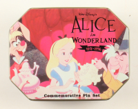 "Alice in Wonderland" Vintage Pin Set in Original Disney Tin Presentation Box at PristineAuction.com