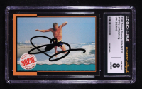 Ian Ziering Signed 1991 Topps Beverly Hills 90210 Wave Watching #19 (CGC 8 | Autograph Graded CGC 9) at PristineAuction.com