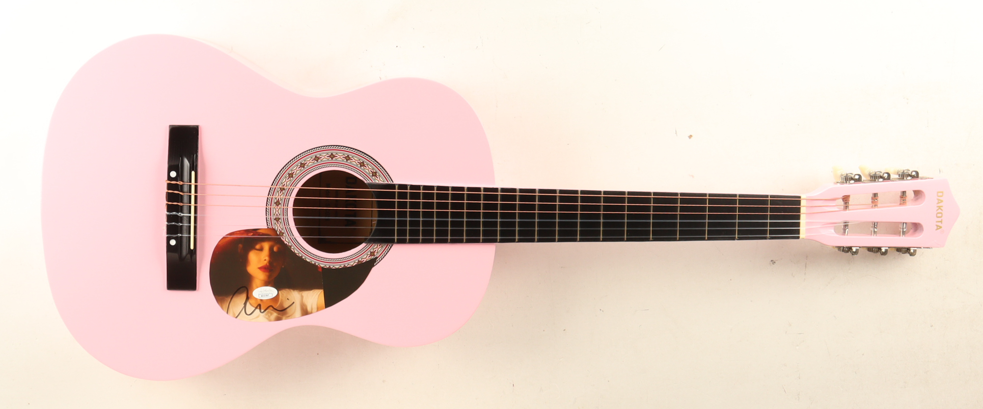 Ariana Grande Guitar with Signed Custom Insert Pickguard (JSA) at PristineAuction.com Ariana Grande Guitar with Signed Custom Insert Pickguard (JSA) at PristineAuction.com