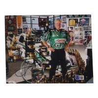 John Force Signed NHRA 8x10 Photo (Beckett) at PristineAuction.com