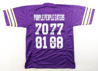 "Purple People Eaters" Jersey Signed by (4) with Alan Page, Carl Eller, Jim Marshall, & Gary Larsen (Beckett) at PristineAuction.com