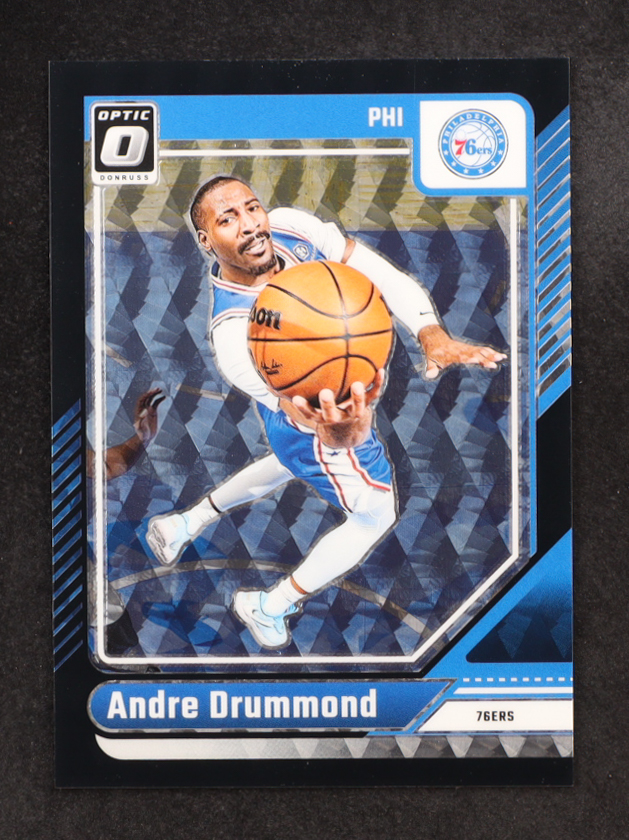 Andre Drummond 2024-25 Donruss Optic Black FOTL #221 #3/3 at PristineAuction.com Andre Drummond 2024-25 Donruss Optic Black FOTL #221 #3/3 at PristineAuction.com