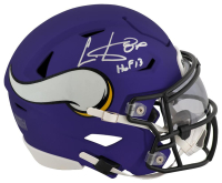 Cris Carter Signed Vikings Mid-Size SpeedFlex Helmet Inscribed "HOF 13" (Schwartz) at PristineAuction.com