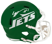 Sauce Gardner Signed Jets Full-Size Throwback Alternate Speed Helmet (Fanatics) at PristineAuction.com