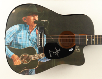 George Strait Signed Custom Acoustic Guitar (PSA) at PristineAuction.com