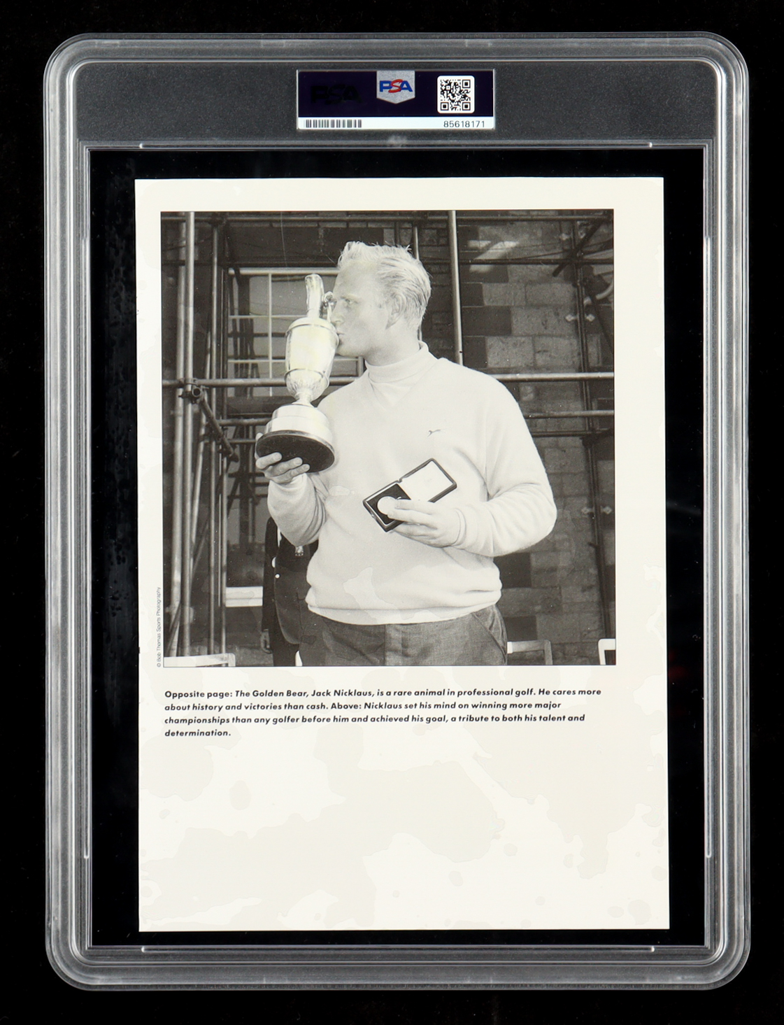 Jack Nicklaus Signed 8x10 Photo With Inscription (PSA Auto Grade 10) at PristineAuction.com Jack Nicklaus Signed 8x10 Photo With Inscription (PSA Auto Grade 10) at PristineAuction.com