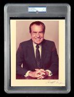Richard Nixon Signed 8x10 Photo (PSA Auto Grade 9) at PristineAuction.com