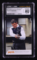 Timothy Omundson Signed 2015 Cryptozoic Psych Seasons 5-8 Nobody steals on The Catch! #29 (CGC | Autograph Graded CGC 8) at PristineAuction.com