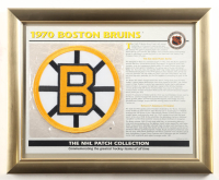1970 Bruins Custom Framed Commemorative Patch Display at PristineAuction.com