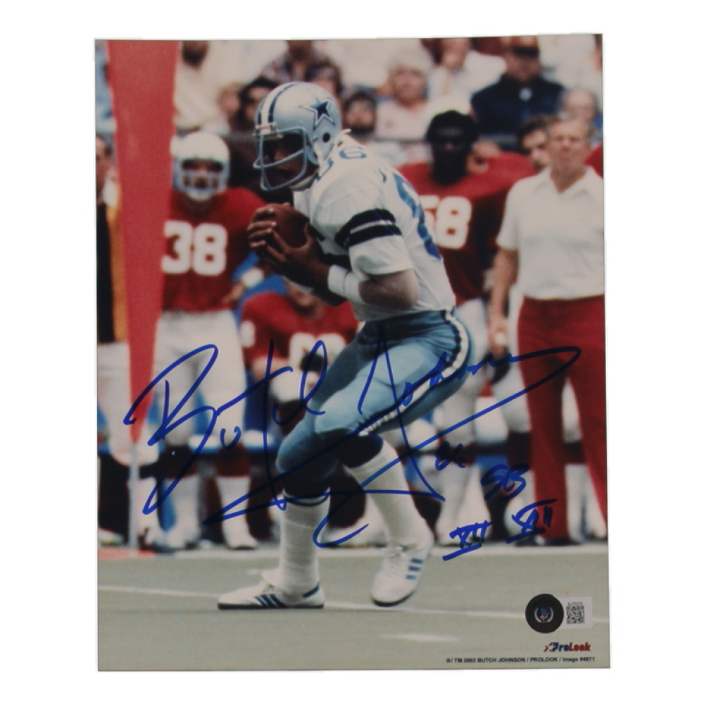 Butch Johnson Signed Cowboys 8x10 Photo Inscribed "SB XII XIII" (Beckett) at PristineAuction.com