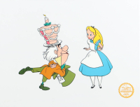 Walt Disney "Alice In Wonderland" LE Two-Piece Animation Serigraph Cel at PristineAuction.com