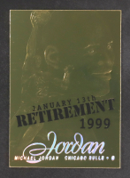 Michael Jordan 1999 Upper Deck Jordan Retirement 23KT Gold #NNO at PristineAuction.com
