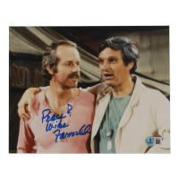 Mike Farrell Signed "M*A*S*H* " 8x10 Photo Inscribed "Peace!" (Beckett) at PristineAuction.com