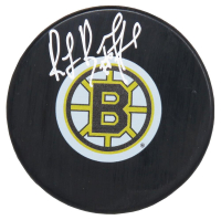 Ray Bourque Signed Bruins Logo Hockey Puck (Schwartz) at PristineAuction.com