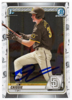 Owen Caissie Signed 2020 Bowman Chrome Draft #BD49 RC (Schwartz) at PristineAuction.com